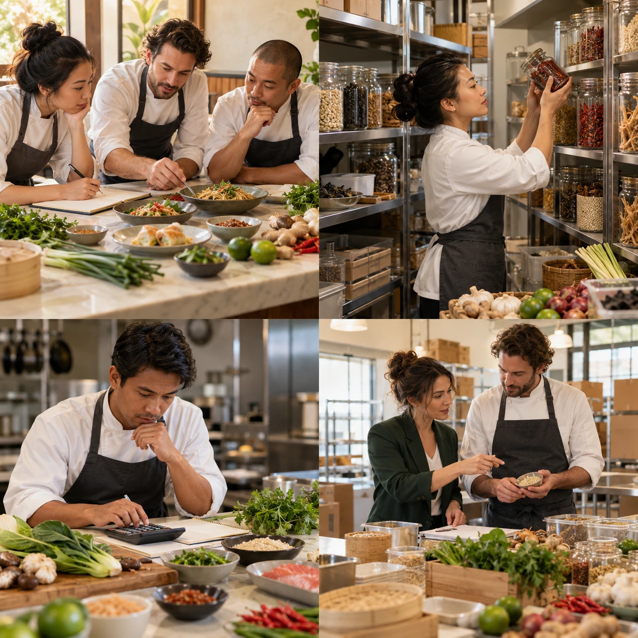 Fotografia concettuale: Ideazione o ampliamento del menu asiatico