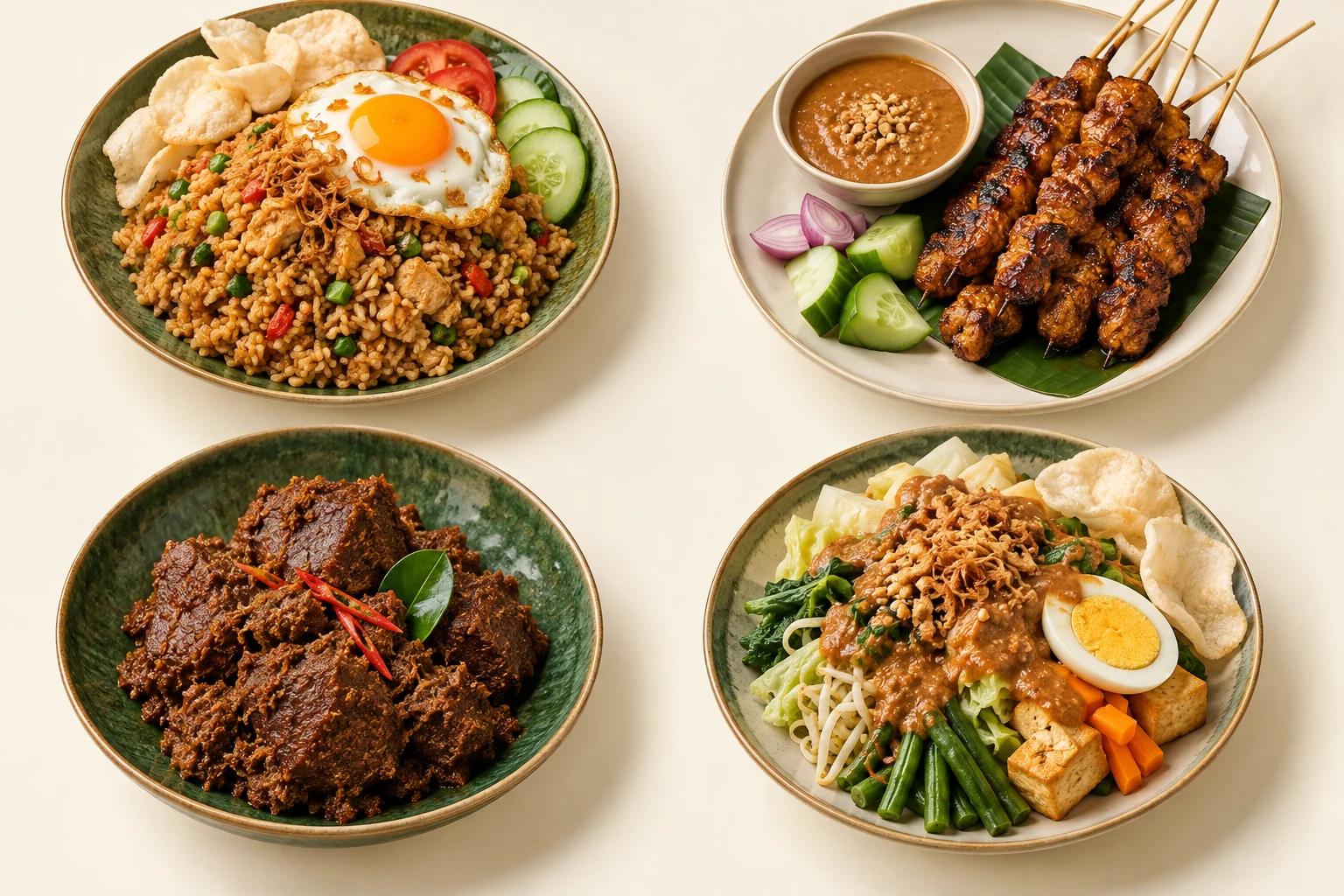 Esempio culinario concettuale di Nasi goreng