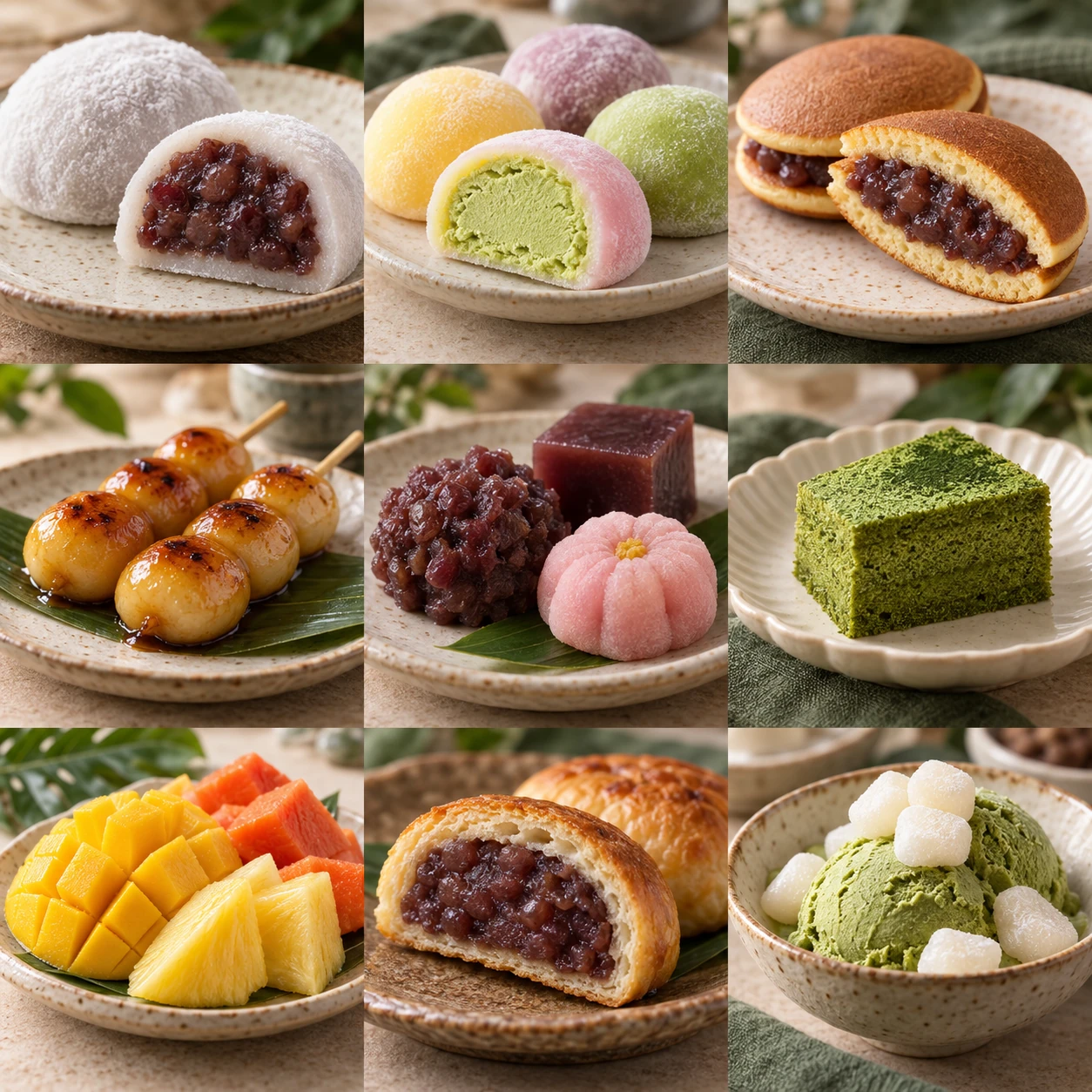 Fotografia concettuale di Dorayaki (pan di Spagna ripieno di anko)